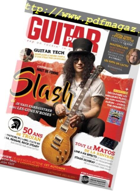 Guitar Part – septembre 2018 Cover