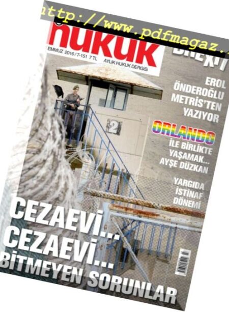 Guncel Hukuk – Temmuz 2016 Cover