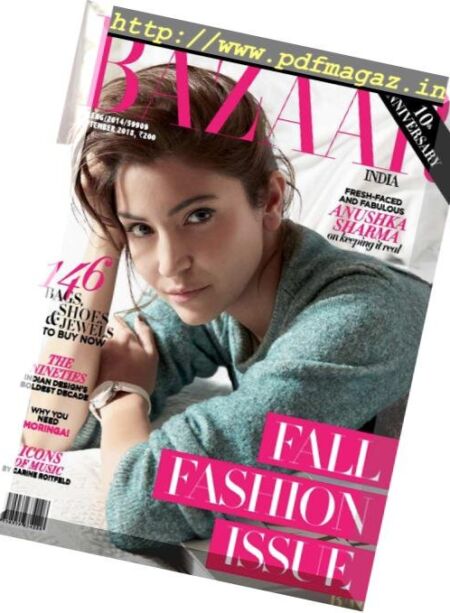 Harper’s Bazaar India – September 2018 Cover