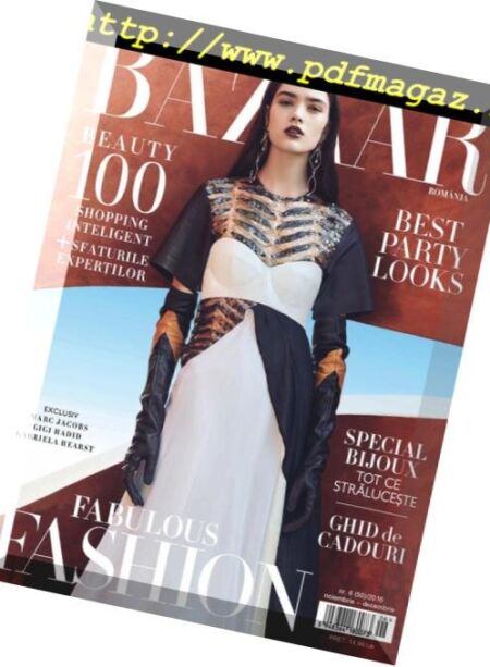 Harper’s Bazaar Romania – noiembrie 2016 Cover