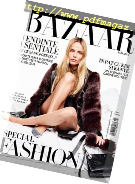Harper’s Bazaar Romania – septembrie 2016 Cover