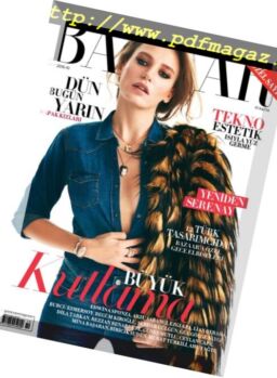 Harper’s Bazaar Turkey – Ekim 2016