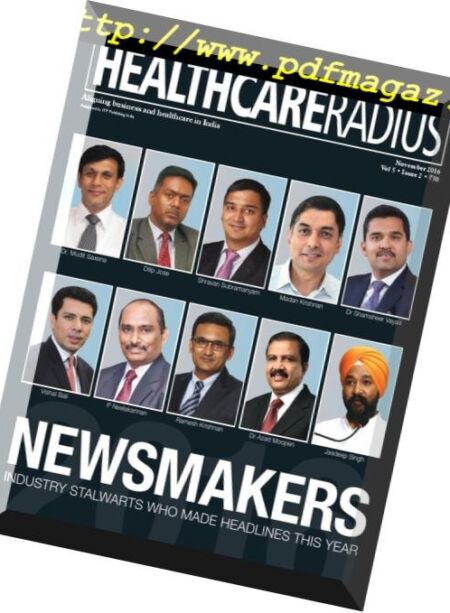 Healthcare Radius – November 2016 Cover
