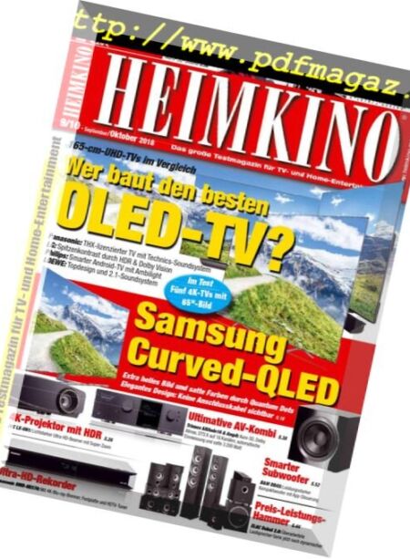 Heimkino – September-Oktober 2018 Cover