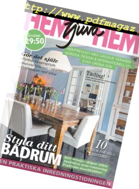 Hem ljuva Hem – juni 2016 Cover