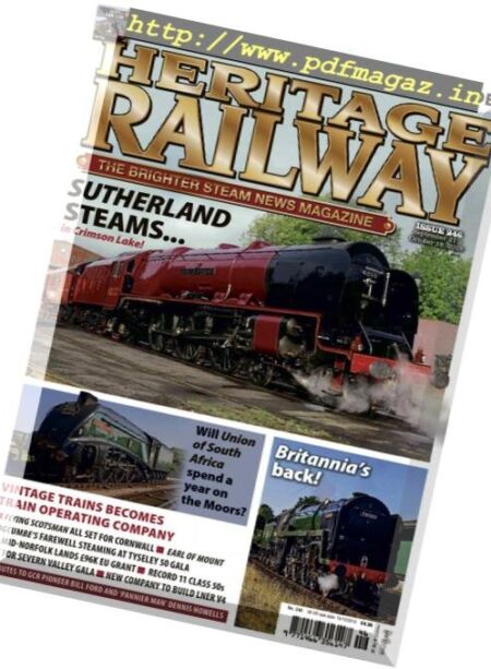 Heritage Railway – September 2018 Cover