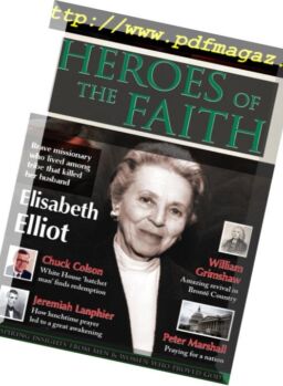 Heroes of the Faith – October 2016