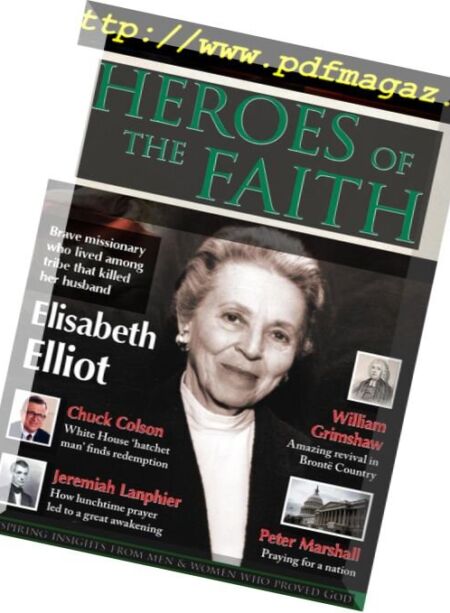 Heroes of the Faith – October 2016 Cover
