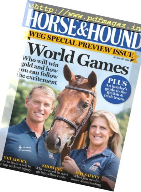 Horse & Hound – 30 August 2018 Cover
