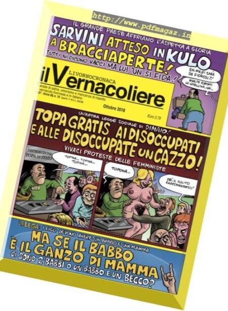 il Vernacoliere – Ottobre 2018 Cover