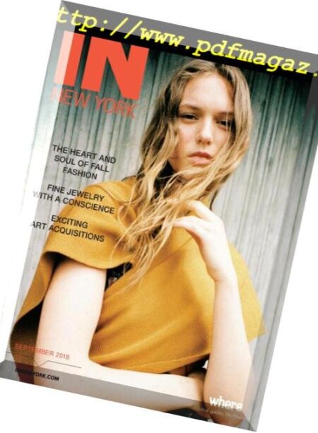 IN New York – September 2018 Cover