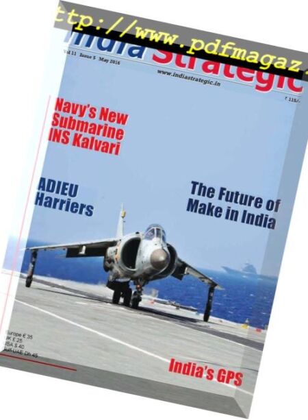 India Strategic – May 2016 Cover