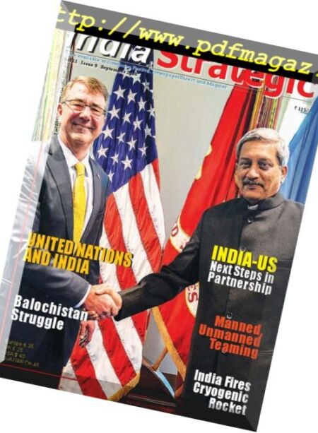 India Strategic – September 2016 Cover