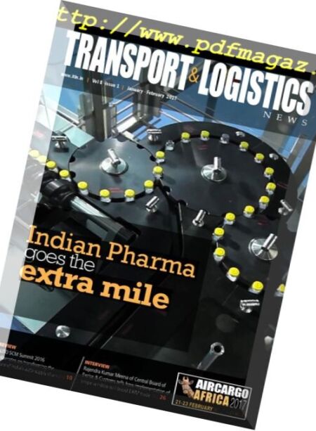 Indian Transport & Logistics News – January 20, 2017 Cover