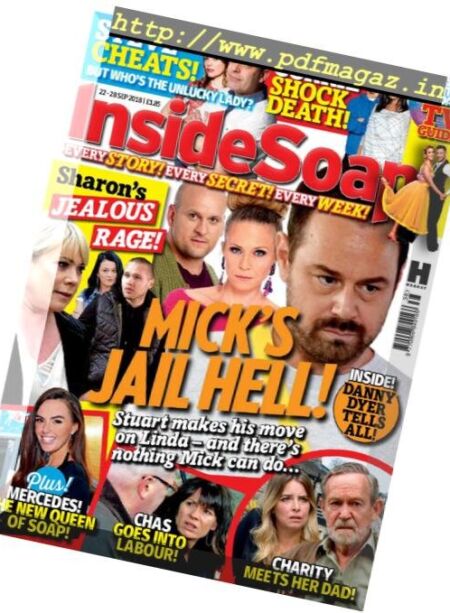 Inside Soap UK – 22 September 2018 Cover