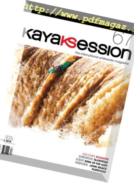 Kayak Session Magazine – August 2018 Cover
