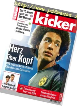 Kicker – 3 September 2018