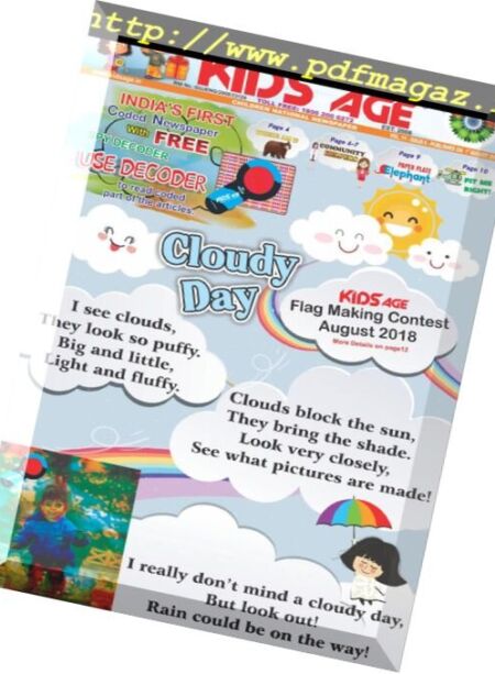 Kids Age – August 2018 Cover