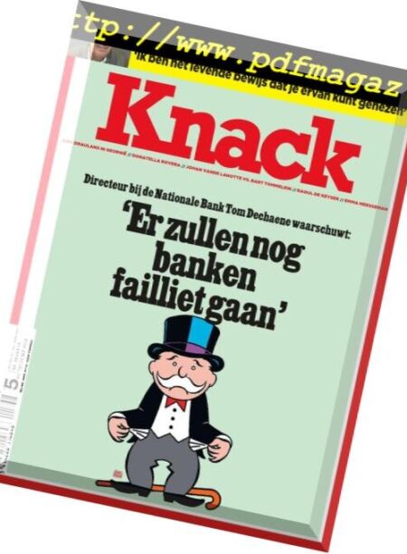 Knack Belgium – 19 September 2018 Cover