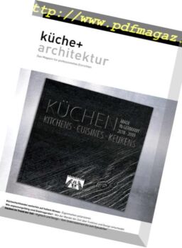 Kuche+Architektur – Juni 2018