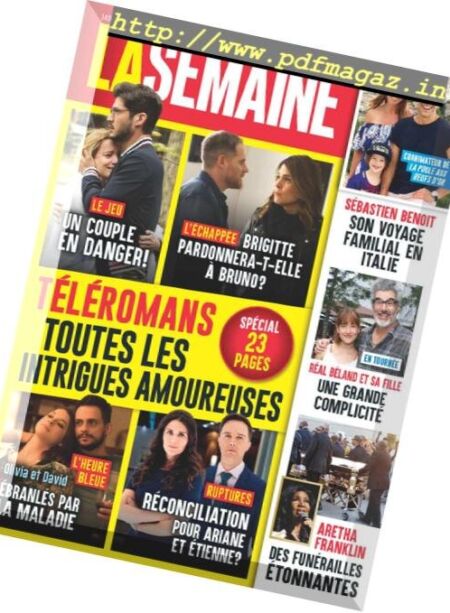 La Semaine – septembre 14, 2018 Cover