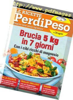 Le Ricette PerdiPeso – Marzo 2018