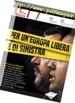 Left – 25 Maggio 2018