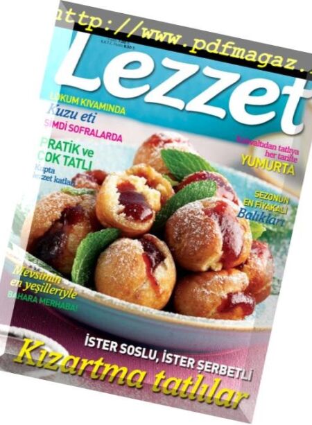 Lezzet – Nisan 2016 Cover