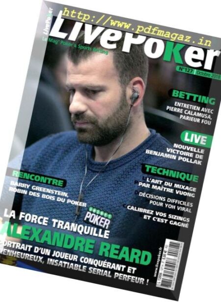 Live Poker – Octobre 2018 Cover
