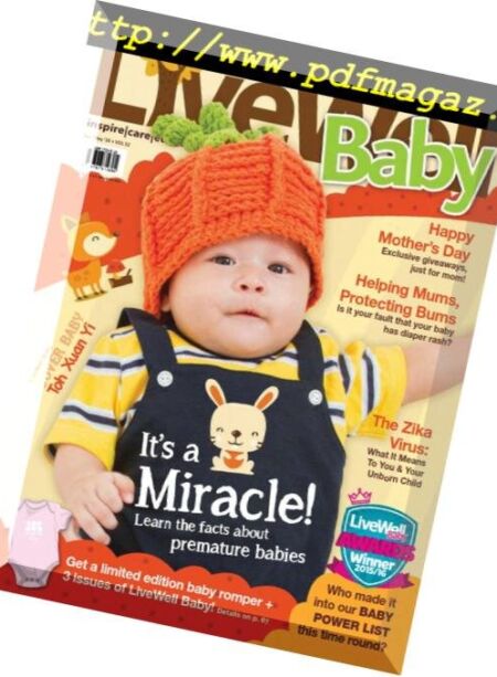LiveWell Baby – April 2016 Cover