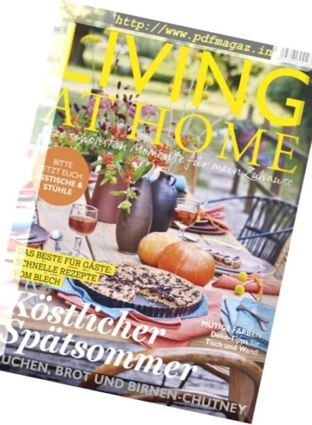Living at Home – September 2018 Cover