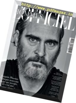 L’Officiel Hommes Paris – septembre 2018