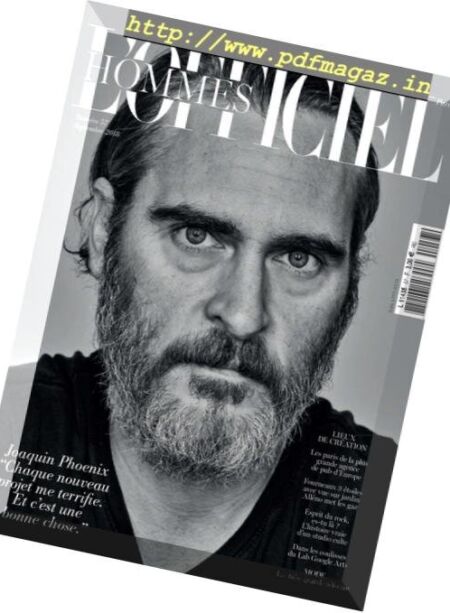 L’Officiel Hommes Paris – septembre 2018 Cover