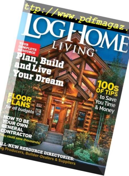 Log Home Living – October 2015 Cover