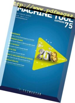 Machine Tool Express Dergisi – Kasim 2017