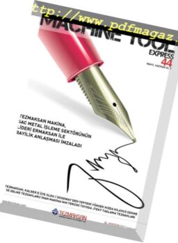 Machine Tool Express Dergisi – Mayis 2014