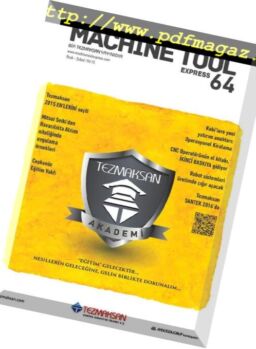 Machine Tool Express Dergisi – Ocak 2016