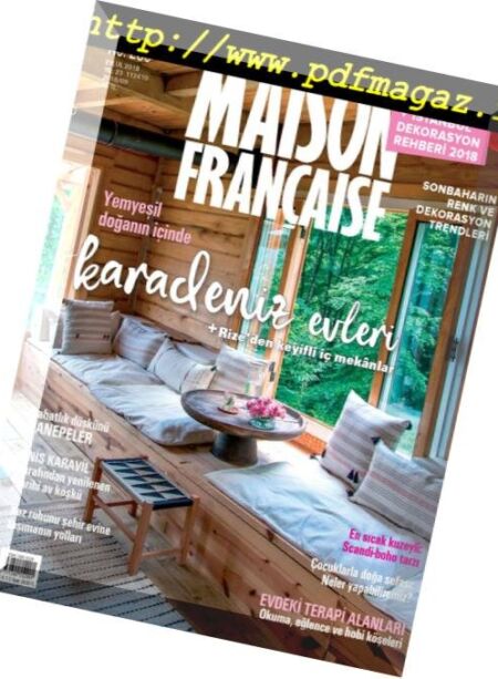 Maison Francaise – Eylul 2018 Cover