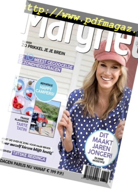 Margriet – augustus 02, 2018 Cover