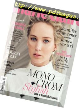 Marie Claire Romania – ianuarie 2017