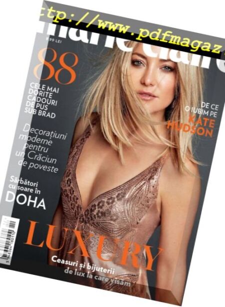 Marie Claire Romania – noiembrie 2016 Cover