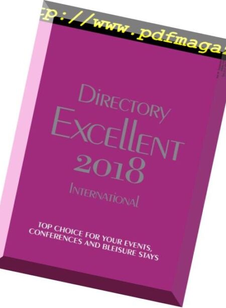 Master Meeting – Directory Excellent – Novembre-Dicembre 2017 Cover