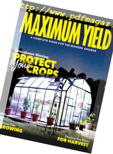 Maximum Yield Modern Growing USA – August 2018 Cover