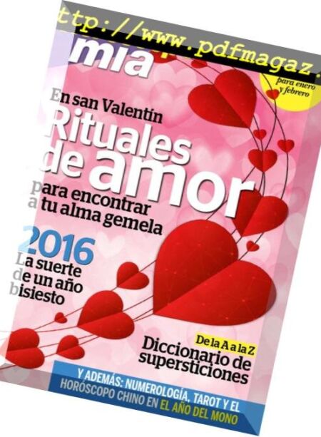 Mia Horoscopo – febrero-marzo 2016 Cover