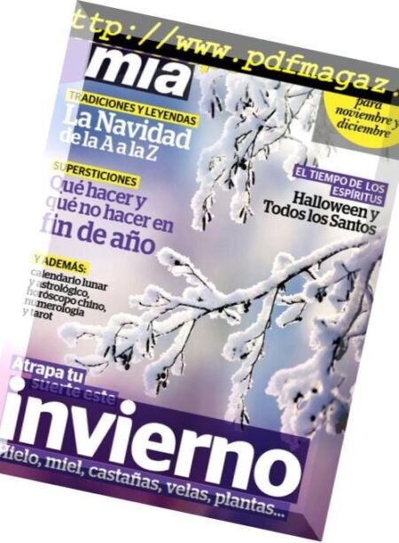 Mia Horoscopo – noviembre-diciembre 2016 Cover