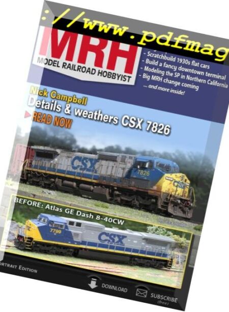 Model Railroad Hobbyist Magazine – September 2018 Cover