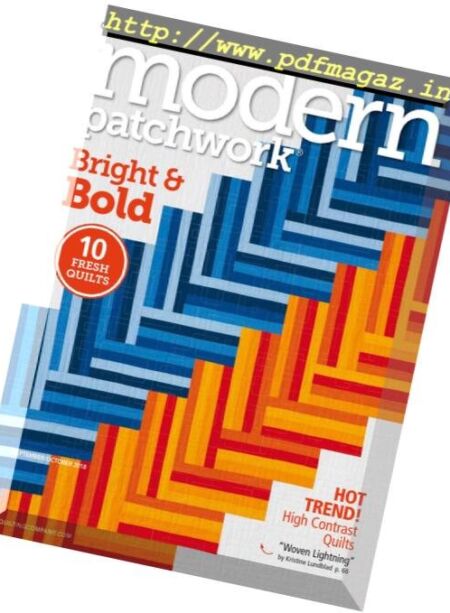 Modern Patchwork – August 2018 Cover