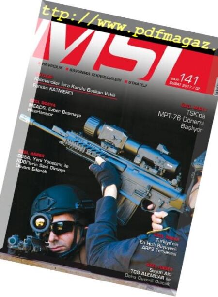 MSI Dergisi – Subat 2017 Cover