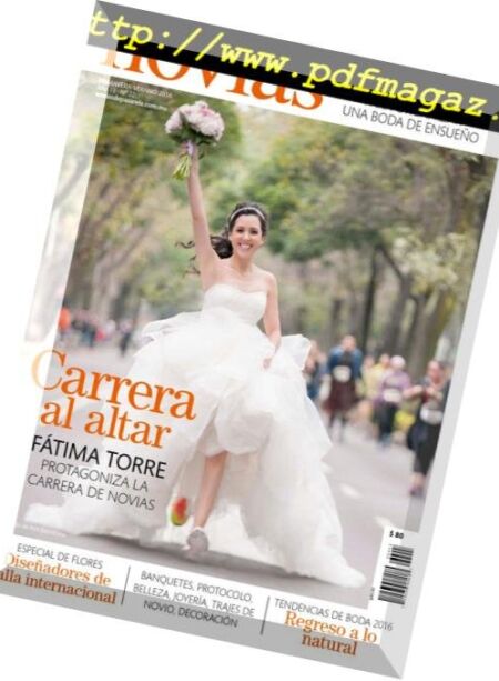 Novias de Mexico – abril 2016 Cover