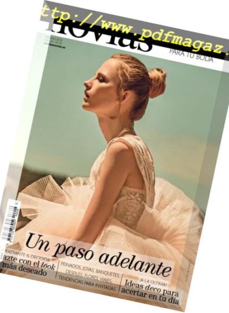 Novias Espana – julio 2016 Cover